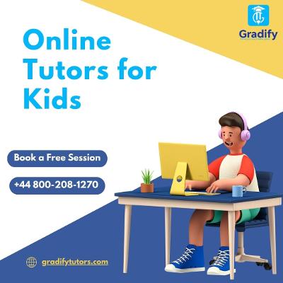 Online Tutors for Kids | +44 800-208-1270 | Gradify Tutors